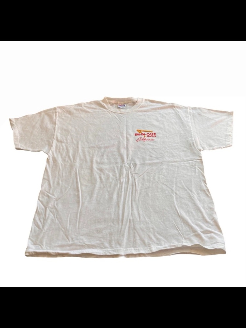 Vintage 1999 In-N-Out Burger T Shirt XXL Hanes Beefy T California Graphic Tee